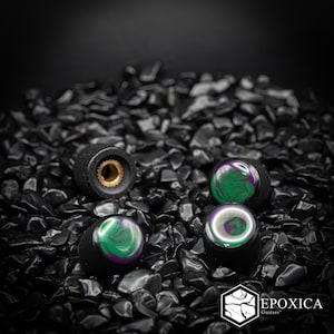 Arcane bloom – Perillas de control de resina hechas a mano para guitarra de la serie Core Sight