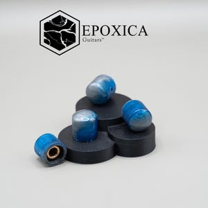 Sapphire Frost Custom Guitar knobs - Resin made