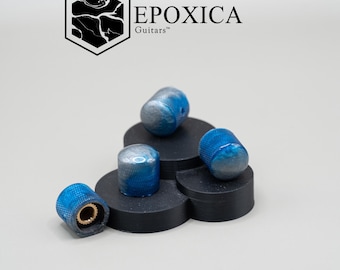 Sapphire Frost Custom Guitar knobs - Resin made