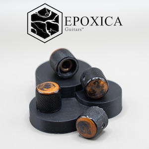 Kosmische Messing-Epoxidharz-Gitarrenknöpfe Epoxica CoreVision Signature-Serie