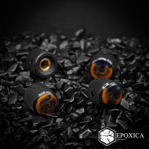 Cosmic Brass Epoxy Resin Gitarrknoppar Epoxica CoreSight Signature Series