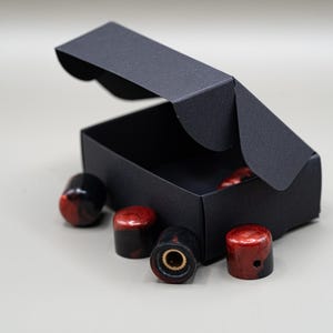 Crimson Eclipse custom gitaarknoppen: gemaakt van hars afbeelding 4