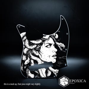 MEDUSA'S GAZE – Jazz bass pickguard – seria UV