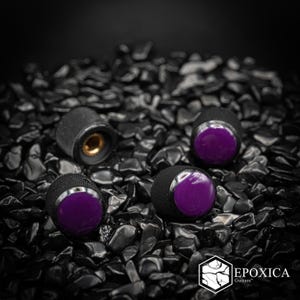 Royal Amethyst Epoxy Resin Guitar Knobs Epoxica CoreSight Signature Series