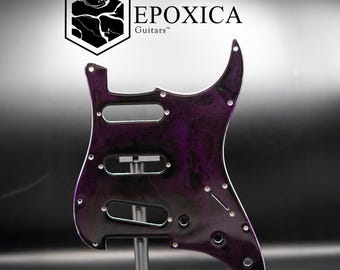 Purple Rift – Epoxica Signature Series Stratocaster Pickguard