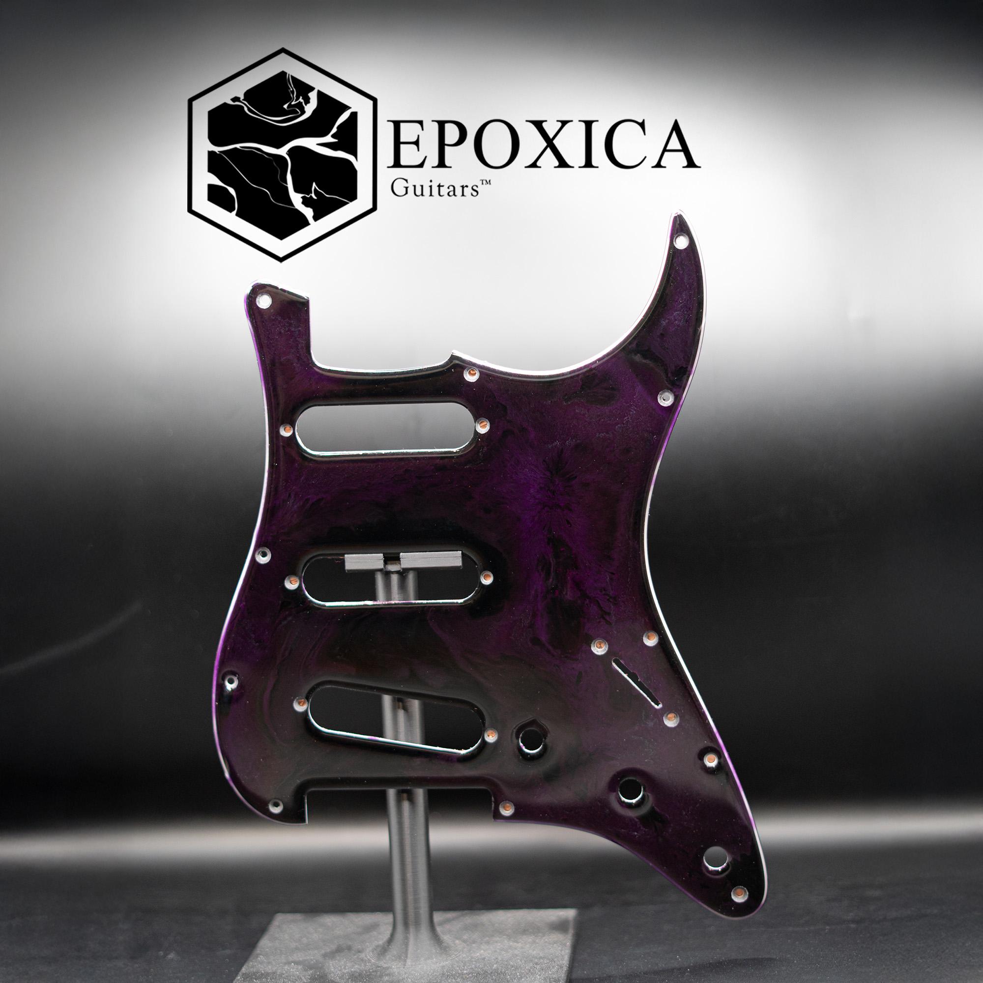 ストラトキャスタータイプ エレキギター 紫色ピックガード Stratocaster pickguard purple - Etsy 日本