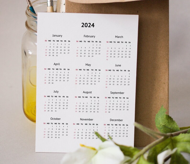 2024 Digital Planner Notability Planner 2024 Calendar 2024 Planner