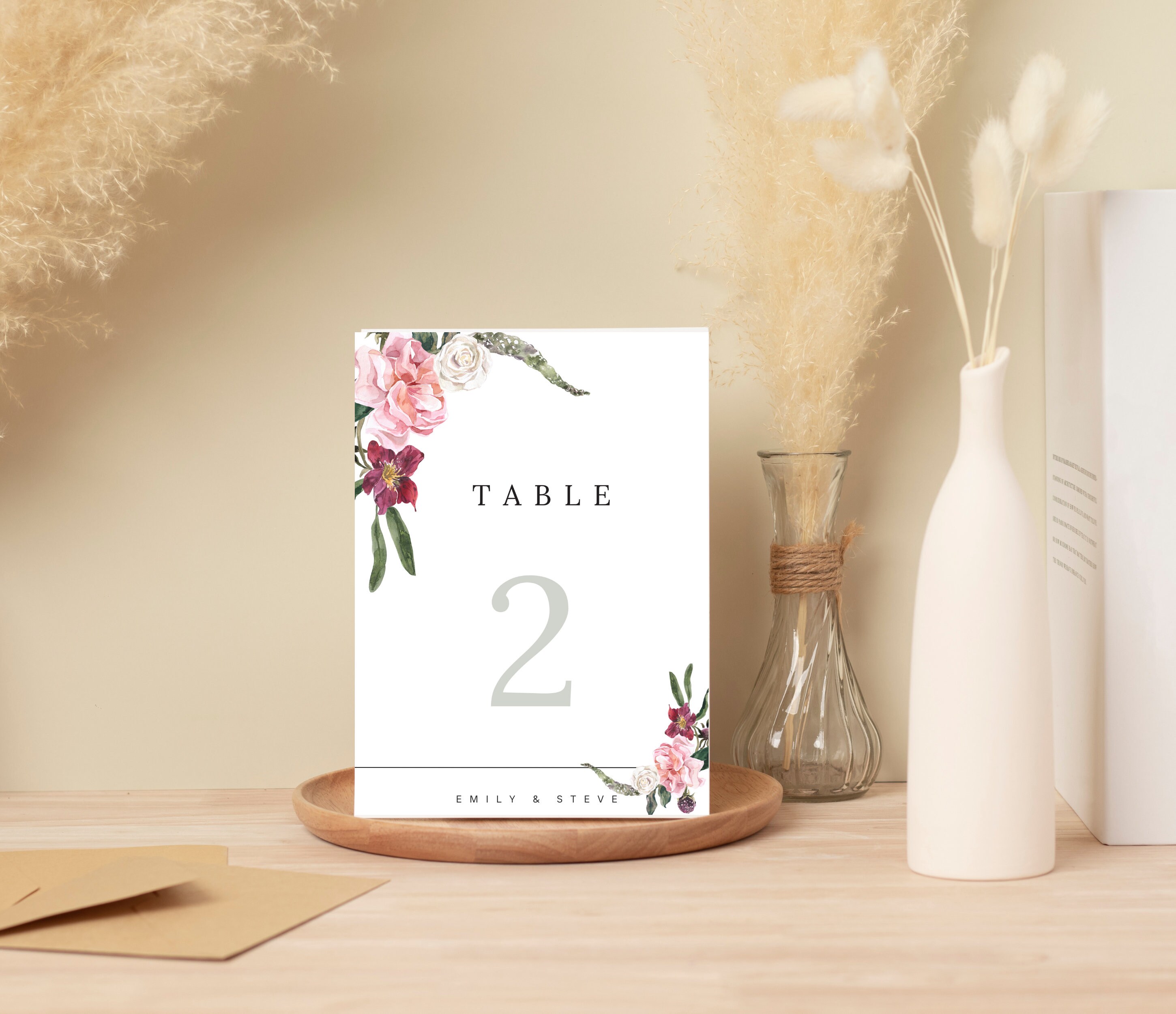 Table Number Table Numbers Wedding Table Number Table Number Wedding ...