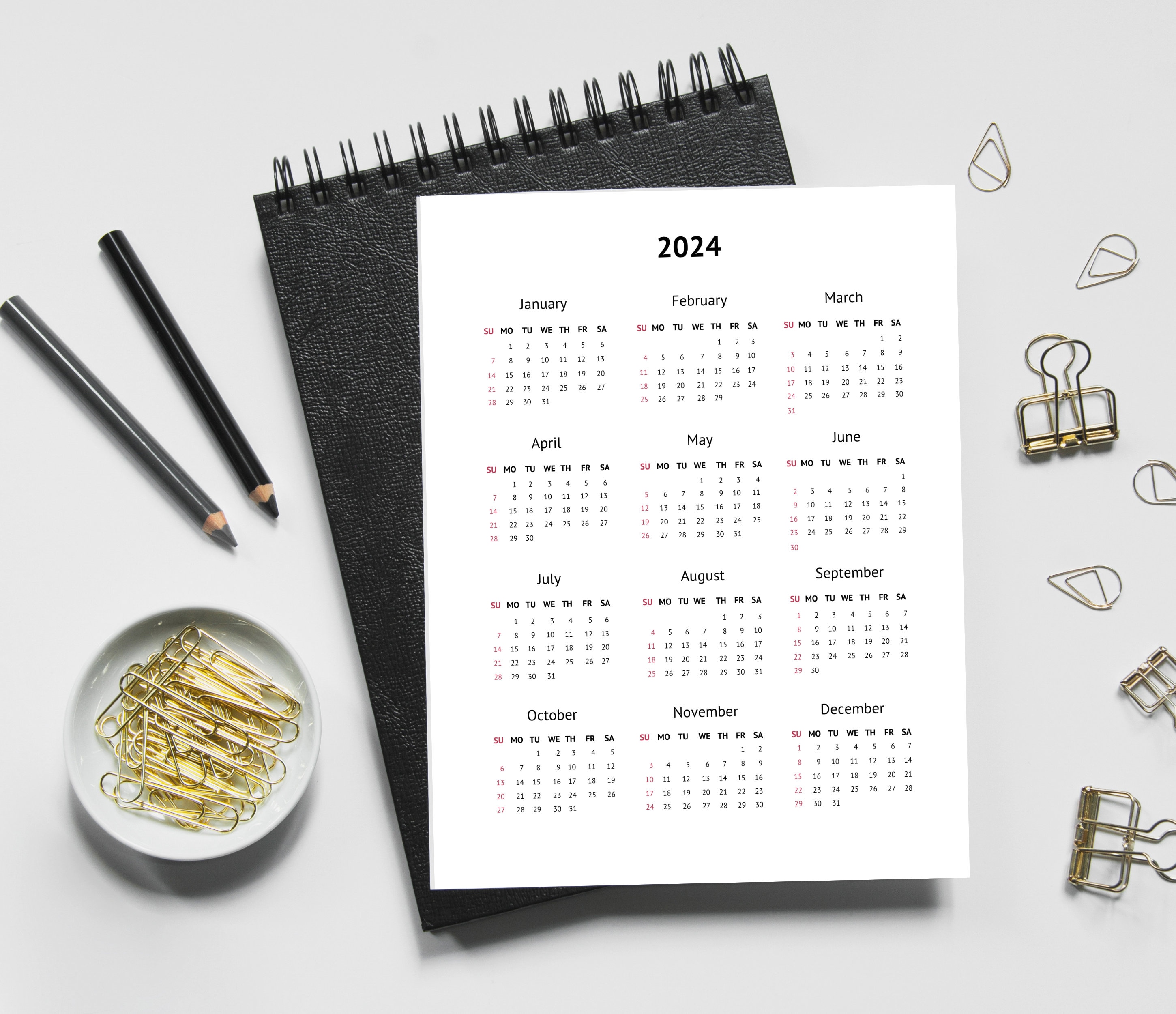 Notability Monthly Schedule Planner