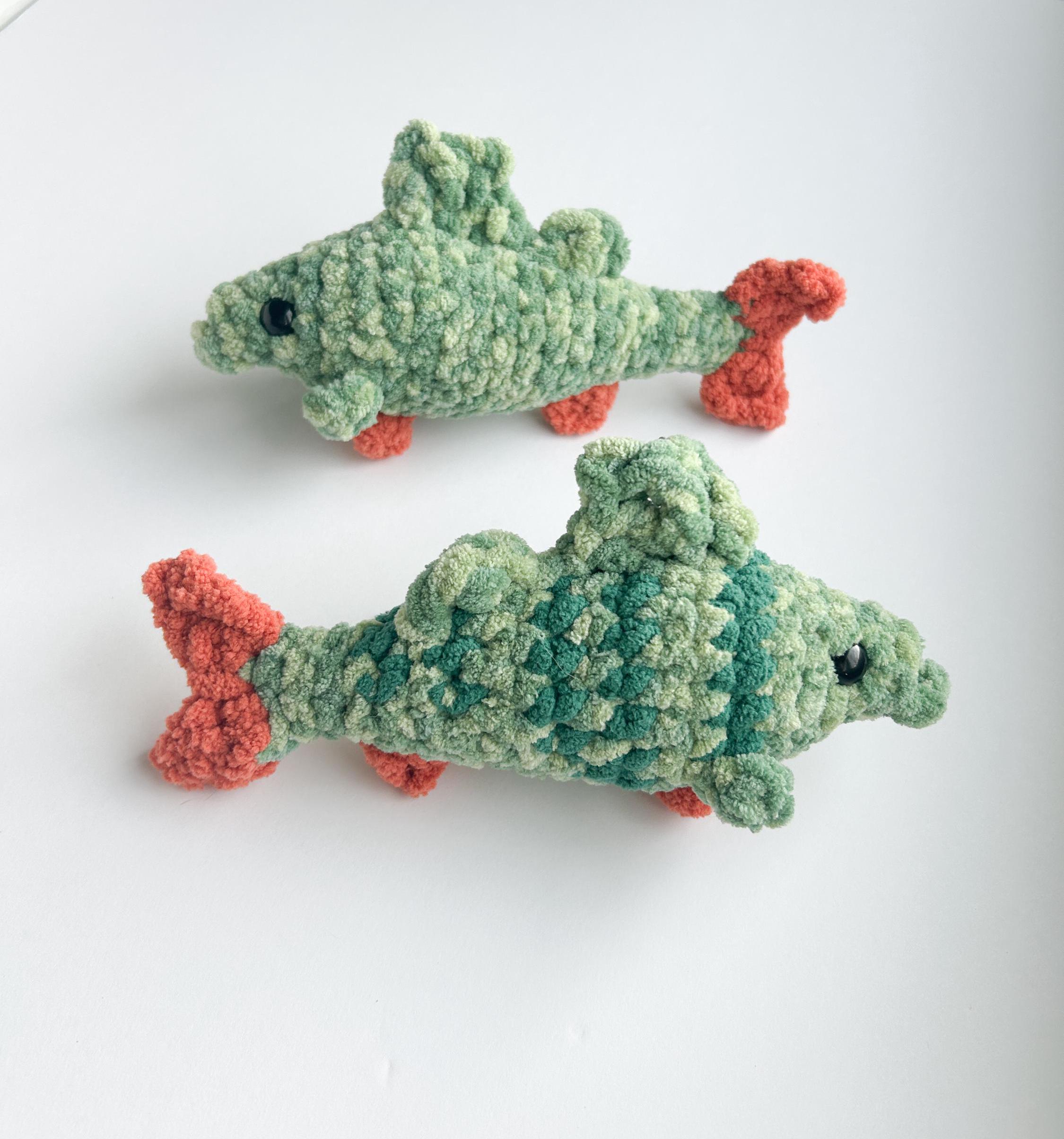 Perch Fish Patterns No-sew Crochet Perch PDF PATTERN | Beginner and Intermediate U.S ...