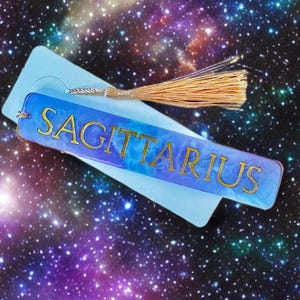Zodiac Galaxy Tassel Bookmark