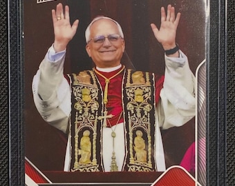 Pope  Leo XIV  1st American Pope 2025 Tops Now Card  #POPE-1