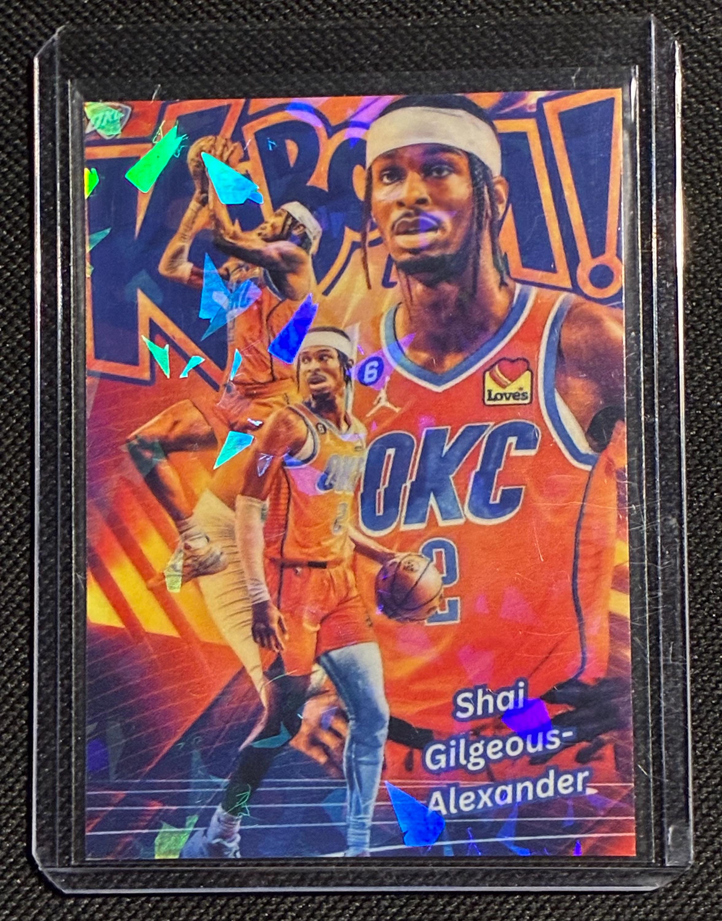 Shai Gilgeous-Alexander kaboom cracked ice card! Made by Legendary! Custom card! Promo Card!