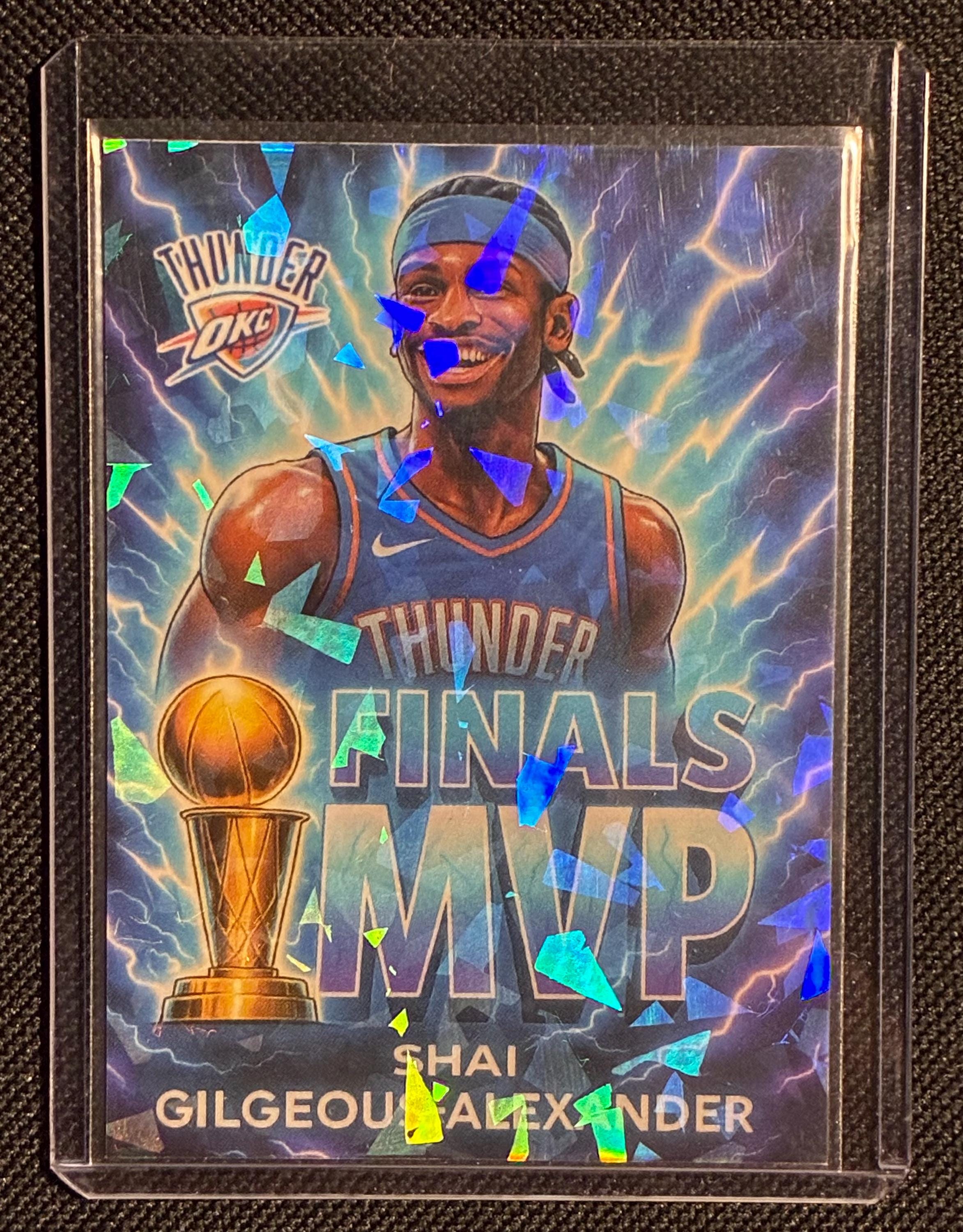 Shai Gilgeous-alexander Cracked Ice Card! Made by Dynasty! Custom 