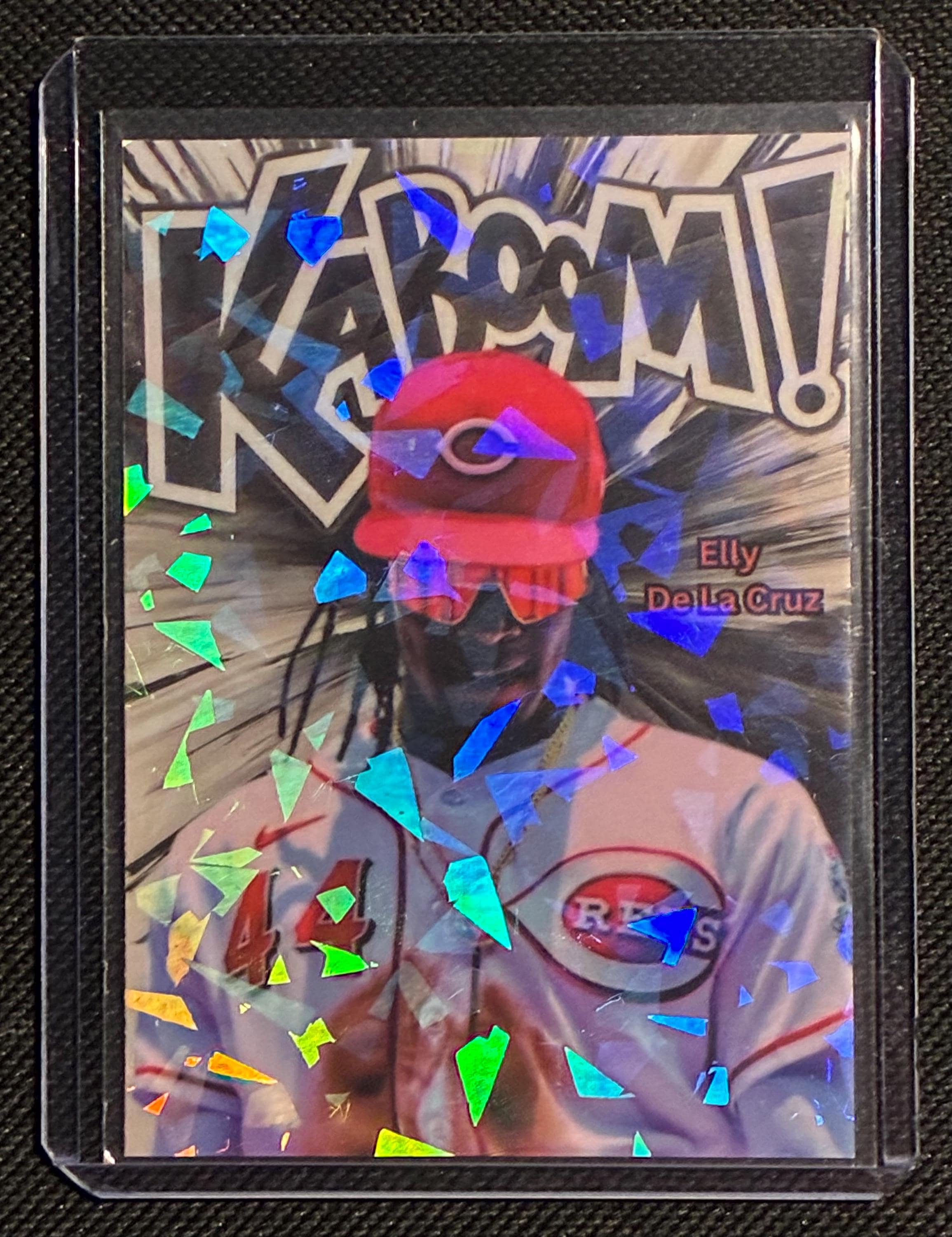 Elly De La Cruz Kaboom Cracked Ice Cards! Custom Card! Promo Card