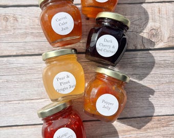 Mini Jam Favors - Gourmet Flavors, Wedding & Party Gifts, Baby Shower Gifts