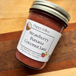 Strawberry Banana Coconut Jam