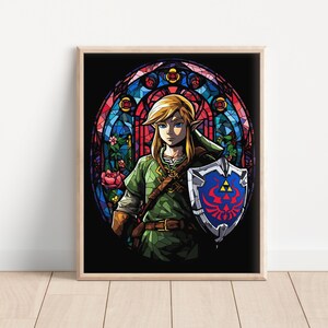 ゼルダの伝説 夢幻の砂時計 18 x 24 インチ ビデオゲーム ポスター