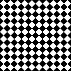 Classic Checkered Bandana, Monochrome Headwrap, Versatile Neck Scarf, Stylish Unisex Accessory