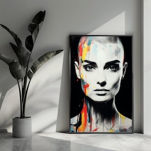 Poster di Sinéad O'Connor Poster musicale Nothing Compares 2 U Poster Arte murale per l'arredamento della casa |696 | Regalo per lui - Senza cornice