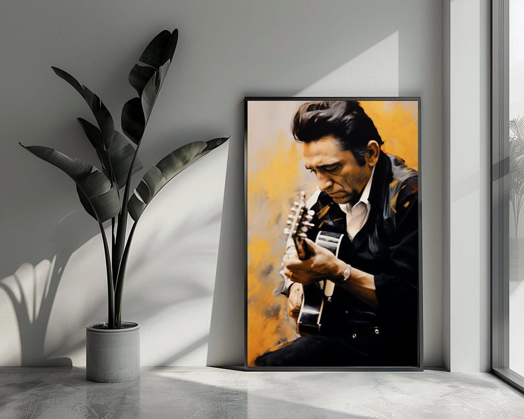 Johnny Cash Poster Walk the Line Poster Music Poster Country Music ...