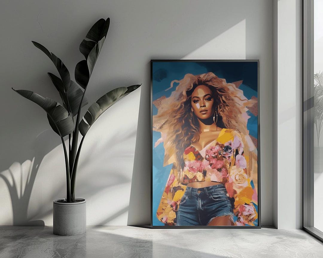 Beyoncé Poster Music Poster Superstar Poster Iconic Poster Pop Poster ...