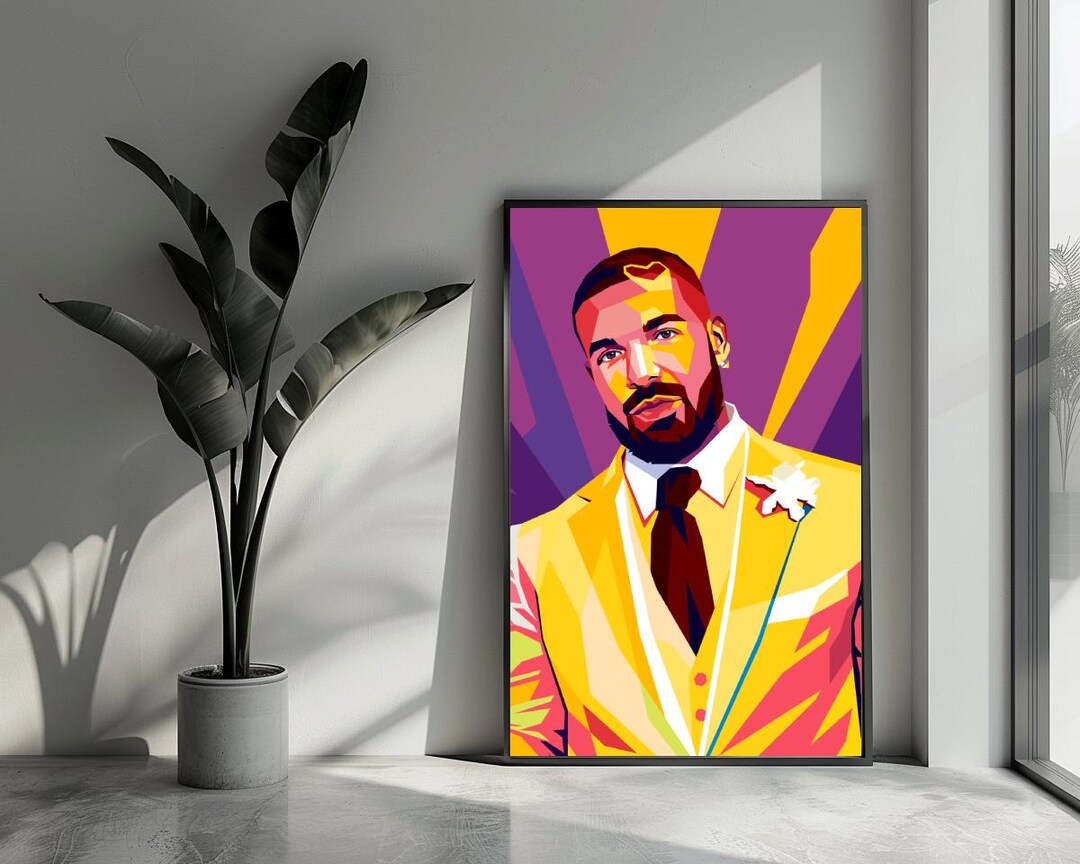 Drake Rapper Decor Drake Poster Music Poster Pop Art Poster Rap Poster Hip-hop Poster Wall ...