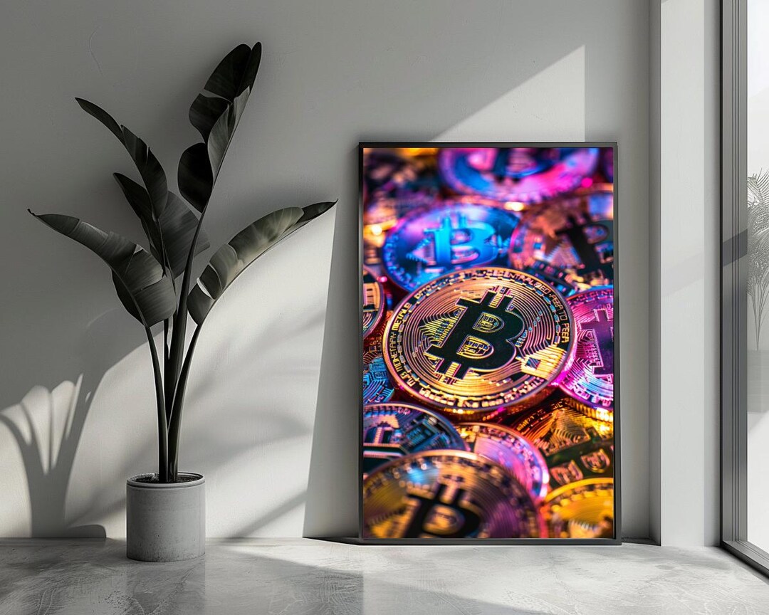 Bitcoin Poster Coins Poster Crypto Poster Financial Poster Wall Art for ...