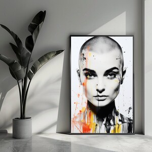 Poster di Sinéad O'Connor Nothing Compares 2 U Poster Poster musicale Arte da parete per l'arredamento della casa |697 | Regalo per lui - Senza cornice