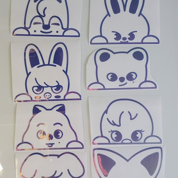 Stray Kids SKZoo Peekaboo Vinyl Decal