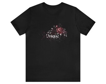 Unique Tshirt, Floral T-shirt, Authentic Tshirt