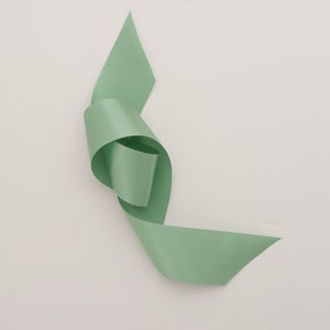 2&quot; Single-Faced Satin Ribbon By The Yard - Sage Green