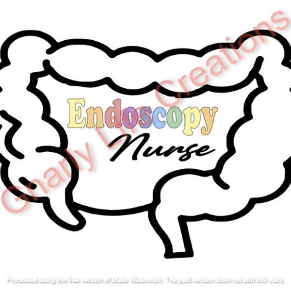 Endoscopy Nurse PNG Digital File