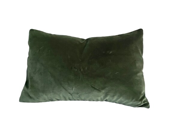 Ready to Ship 15 X 24 Double Sided Schumacher Gainsborough Velvet in Parsley Pillow Cover Final Sale Etsy