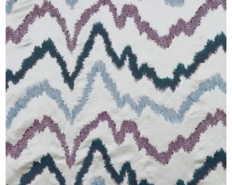 Poduszki z motywem - Donghia Hollywood Wilshire BEVERLY NIEBIESKIE i fioletowe, jednostronne, sprzedaż ostateczna