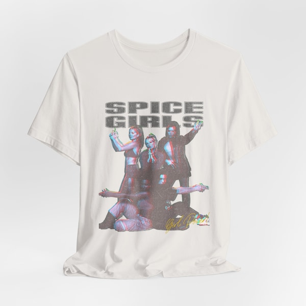 Vintage-Inspired Spice Girls T-Shirt, Spice World, 90s, Girl Power