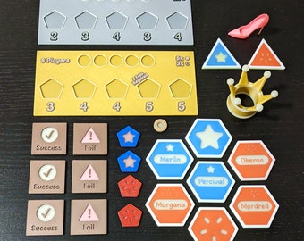 Avalon Board Game Organizer: 3D Printed PLA Insert - Etsy