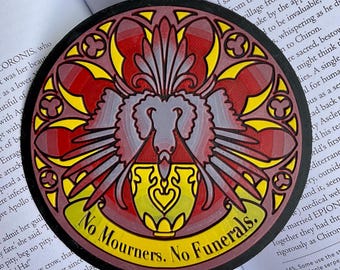 SoC Medallion | Crow and Chalice Plaque | Bird and Cup Placard