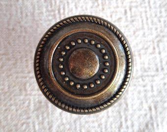 Antique Bronze Drawer Knob-Vintage Federation Style -Ideal for Furniture Restoration, Kitchen & Bathroom Cabinets-Cupboards,Drawers,Cabinets