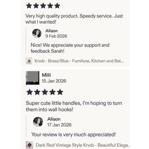 Ceramic Knobs - Assorted Colours - Sage Green - White - Blue - Pink - Vintage Style - Cottage Decor - Furniture Hardware - Drawer Knob image 16