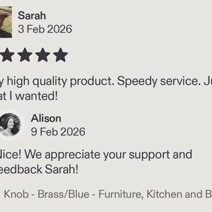 Ceramic Knobs - Assorted Colours - Sage Green - White - Blue - Pink - Vintage Style - Cottage Decor - Furniture Hardware - Drawer Knob image 15