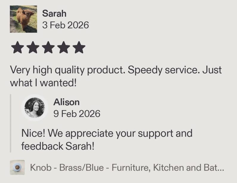 Ceramic Knobs - Assorted Colours - Sage Green - White - Blue - Pink - Vintage Style - Cottage Decor - Furniture Hardware - Drawer Knob image 15