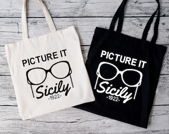 Picture It Sicily 1922 Tote Bag - Golden Girls Fan Gift