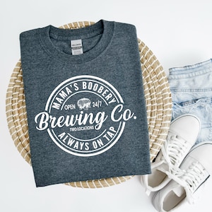 Mama&#39;s Boobery T-Shirt: Funny Breastfeeding Brewery Tee