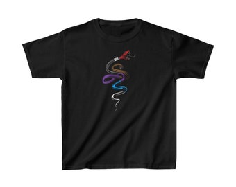 Jiu Jitsu Snake Design Youth T Shirt,BJJ Theme T Shirt For Kids,Personalized Jiu Jitsu T shirt,Custom BJJ T-shirt,Gift for Young Athletes