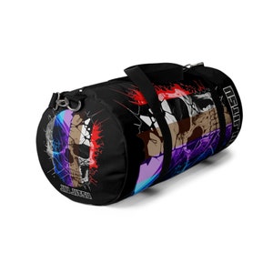 Jiu Jitsu Skull Head Duffel Bag,High Quality Duffel Bag,Athlete Sport Bag,Gym Workout Bag,Modern Design Duffel Bag,Vacation Duffel Bag