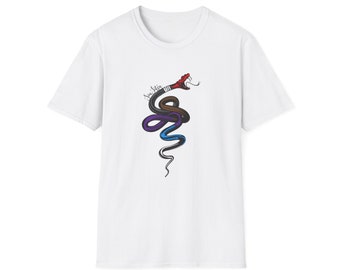 Jiu Jitsu Snake Design T-shirt,High Quality T-shirt,Jiu Jitsu Fan T-shirt,Everyday Cool T-shirt,BJJ T-shirt,MMA Fan T-shirt,Gift For Men