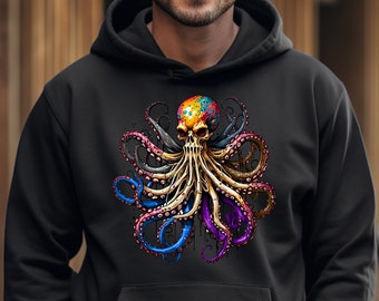 Jiu Jitsu Octopus Hoodie,Jiu Jitsu Everyday Hoodie,Modern Custom Hoodie,Mens Personalized Hoodie,Unisex Bjj Hoodie,Stylish Aesthetic Hoodie