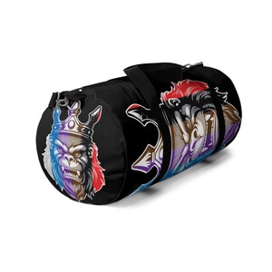 Jiu Jitsu King Ape Duffel Bag,High Quality Duffel Bag,Athlete Sport Bag,Gym Workout Bag,Modern Design Duffel Bag,Vacation Duffel Bag,Gift