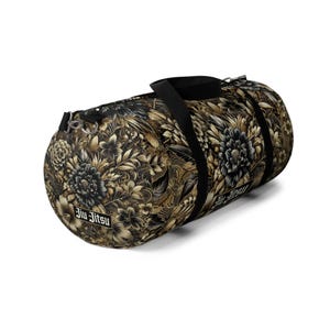Jiu Jitsu Flower Design #11 Duffel Bag,High Quality Duffel Bag,Athlete Sport Bag,Gym Workout Bag,Modern Design Duffel Bag,Vacation bag